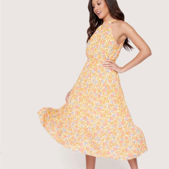 Lost + Wander Halter Maxi Dress - Picture 3 of 5